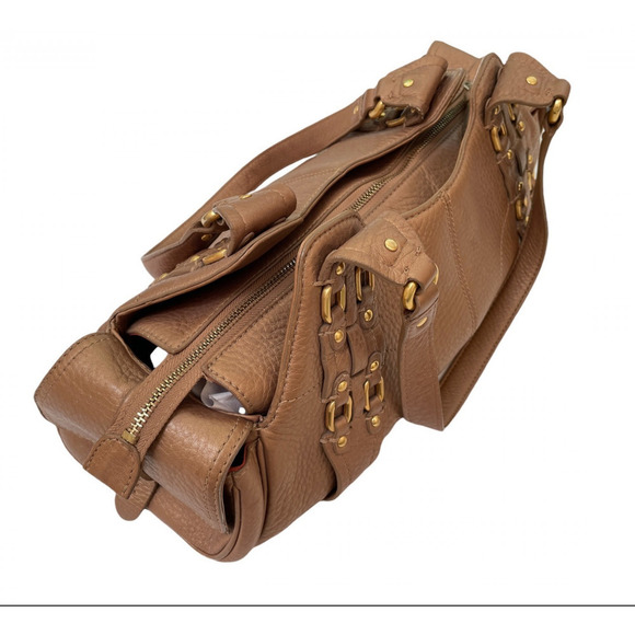 Cole Haan Village F05 Metallic Tan Metallic Handbag - Picture 8 of 11